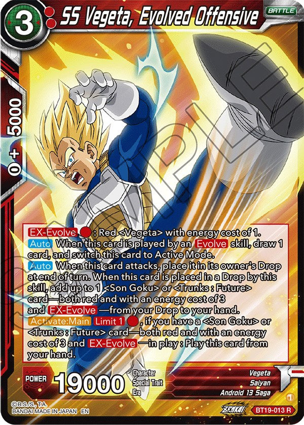 SS Vegeta, Evolved Offensive (BT19-013) [Fighter's Ambition] | Odin's Place