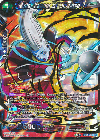 Whis, Keeper of Universe 7 (DB1-032) [Dragon Brawl] | Odin's Place