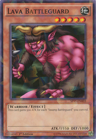 Lava Battleguard [SP15-EN003] Shatterfoil Rare | Odin's Place