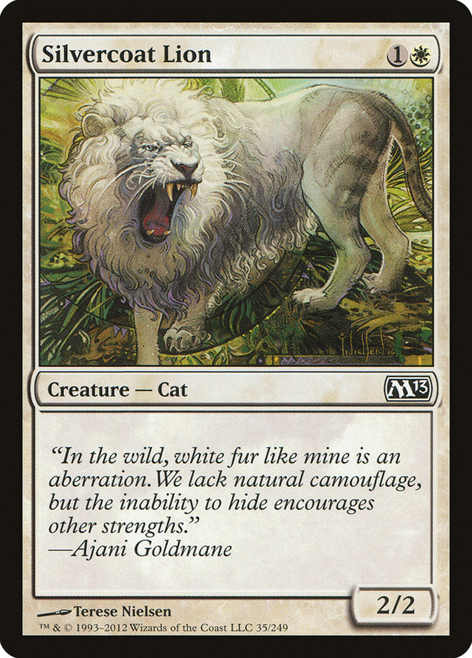 Silvercoat Lion (35) [Magic 2013] | Odin's Place