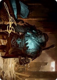 Vault Robber Art Card (Gold-Stamped Signature) [Kaldheim Art Series] | Odin's Place