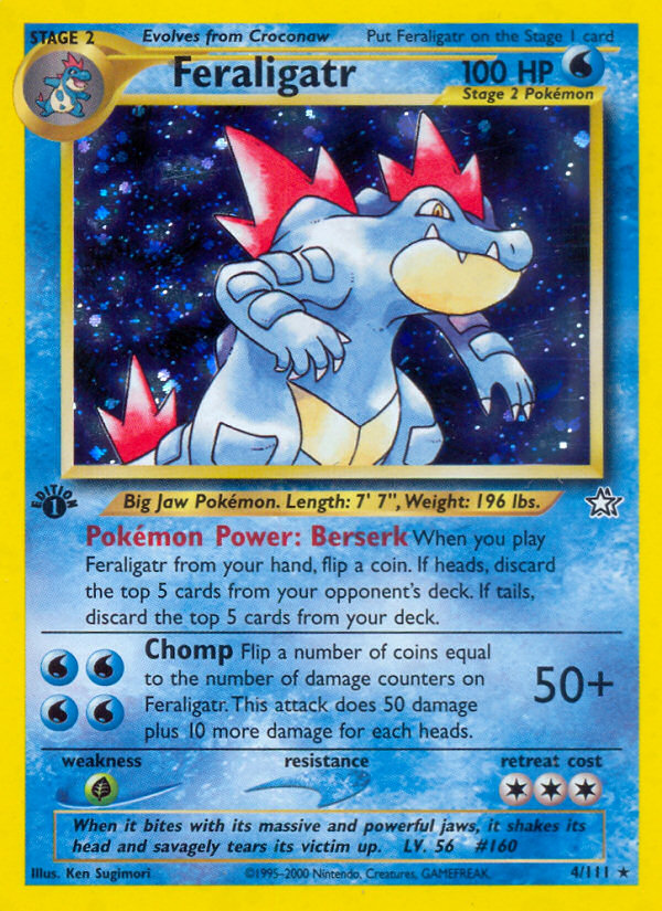 Feraligatr (4/111) [Neo Genesis 1st Edition] | Odin's Place