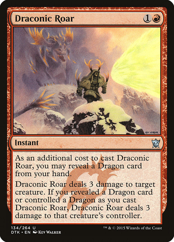 Draconic Roar (134) [Dragons of Tarkir] | Odin's Place