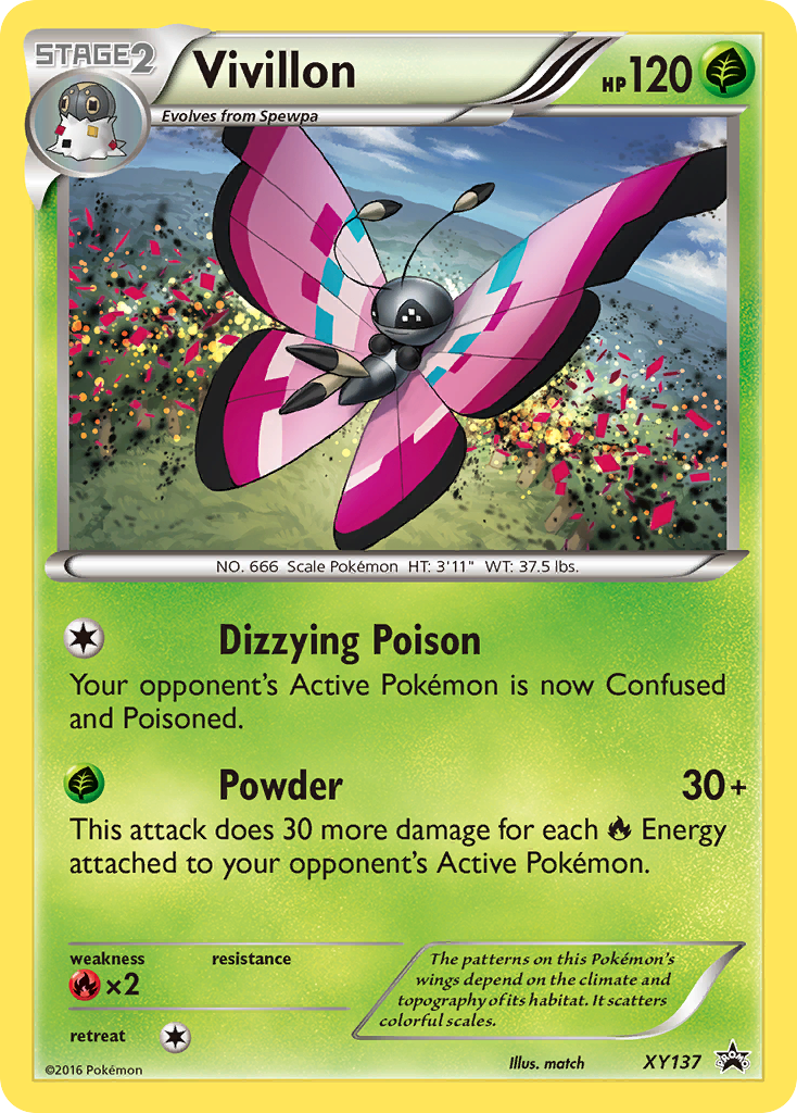 Vivillon (XY137) [XY: Black Star Promos] | Odin's Place