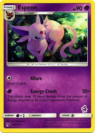 Espeon (89/214) (Mewtwo Deck) [Battle Academy 2020] | Odin's Place