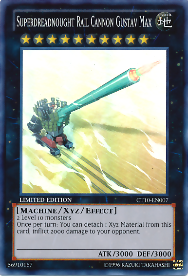 Superdreadnought Rail Cannon Gustav Max [CT10-EN007] Super Rare | Odin's Place