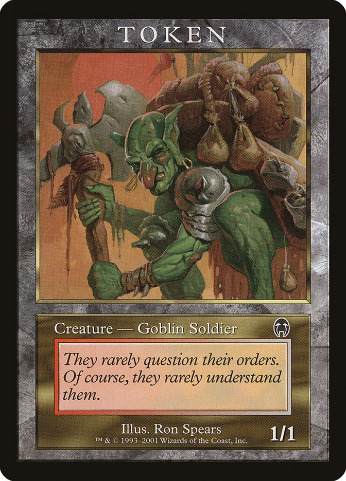 Goblin Soldier Token (6) [Magic Player Rewards 2001] | Odin's Place