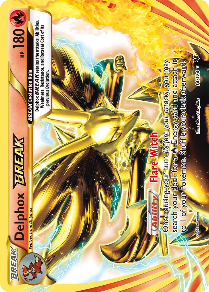 Delphox BREAK (14/124) [XY: Fates Collide] | Odin's Place