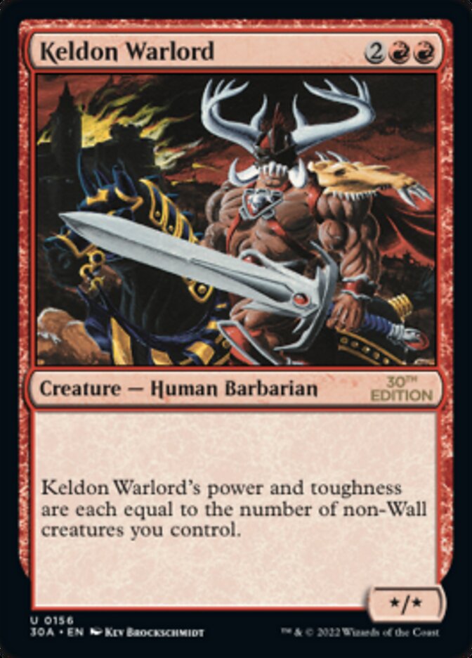 Keldon Warlord [30th Anniversary Edition] | Odin's Place