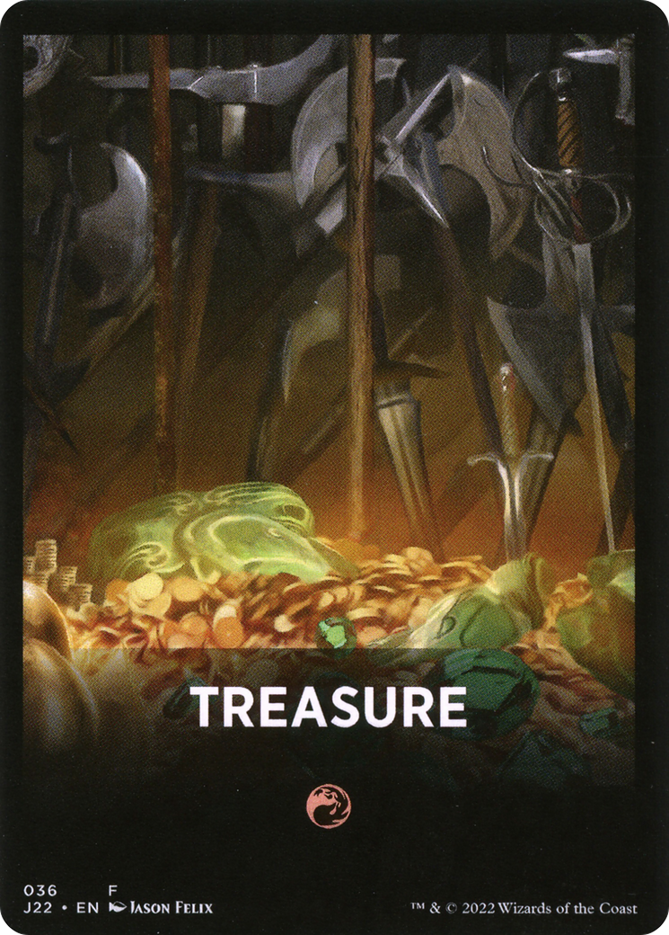 Treasure Theme Card [Jumpstart 2022 Front Cards] | Odin's Place