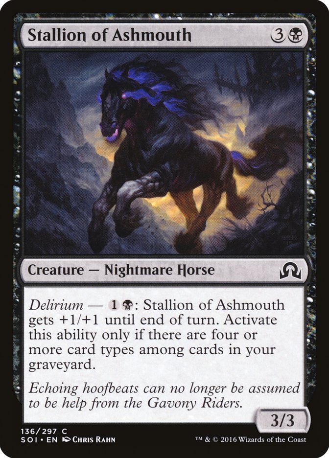 Stallion of Ashmouth (136) [Shadows over Innistrad] | Odin's Place