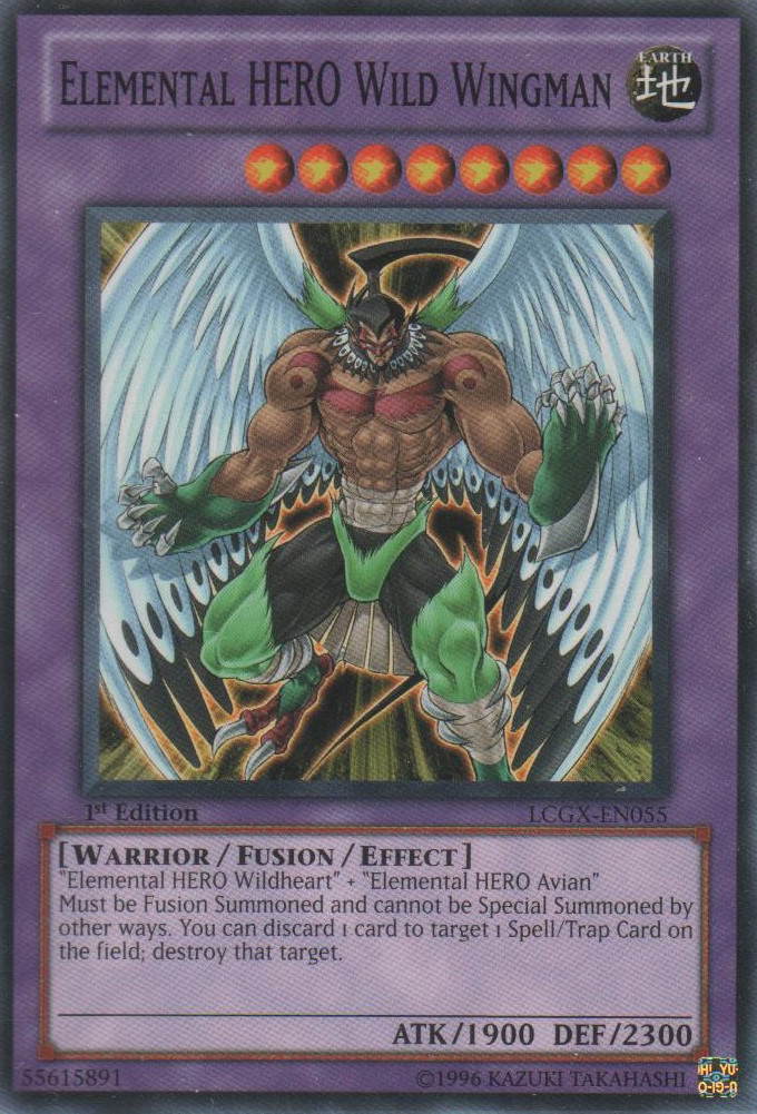 Elemental HERO Wild Wingman [LCGX-EN055] Common | Odin's Place