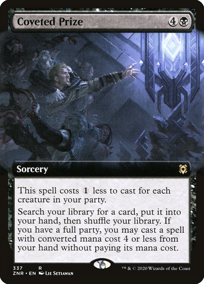 Coveted Prize (Extended Art) [Zendikar Rising] | Odin's Place