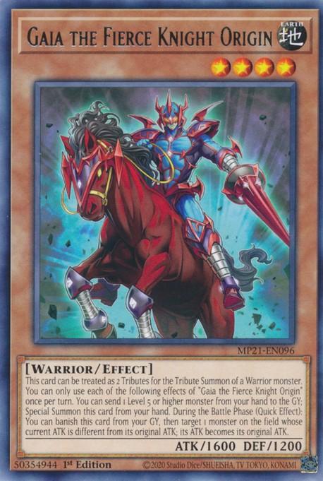 Gaia the Fierce Knight Origin [MP21-EN096] Rare | Odin's Place