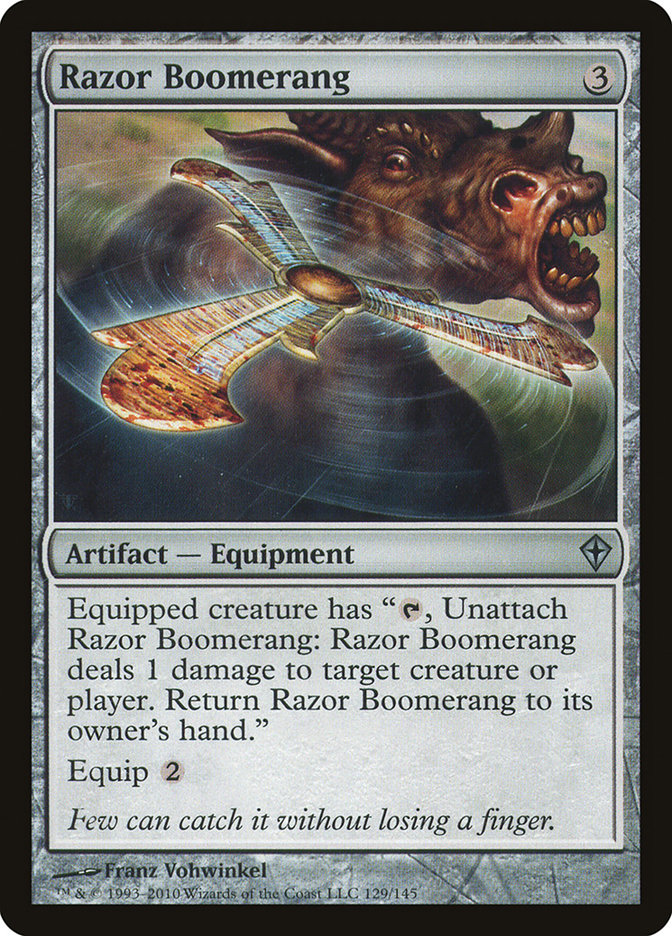 Razor Boomerang (129) [Worldwake] | Odin's Place