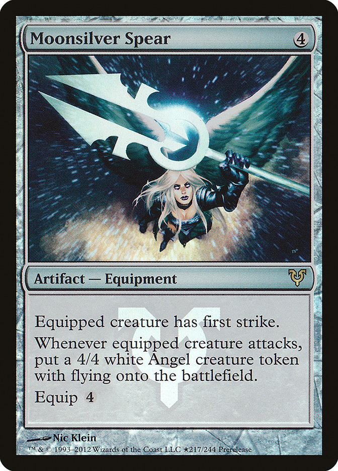 Moonsilver Spear (217) [Avacyn Restored Prerelease Promos] | Odin's Place