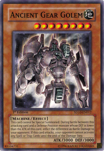 Ancient Gear Golem [SD10-EN012] Common | Odin's Place