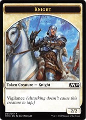Knight // Goblin Double-Sided Token (Game Night) [Core Set 2019 Tokens] | Odin's Place