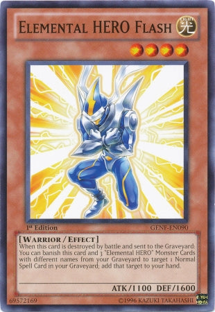 Elemental Hero Flash [GENF-EN090] Common | Odin's Place