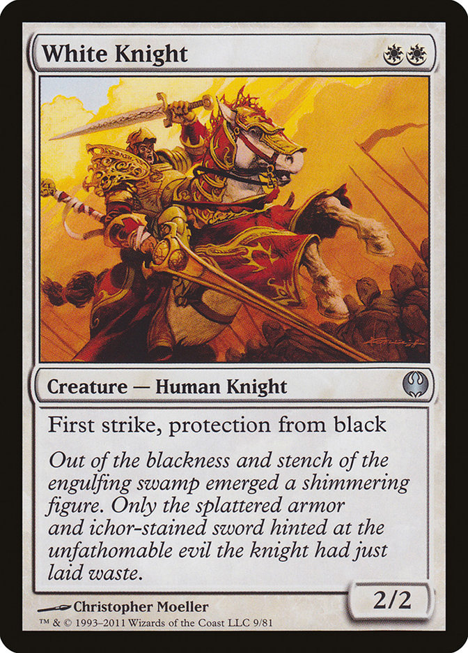 White Knight (9) [Duel Decks: Knights vs. Dragons] | Odin's Place