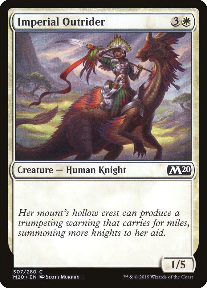 Imperial Outrider [Core Set 2020] | Odin's Place