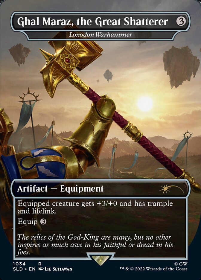 Ghal Maraz, the Great Shatterer - Loxodon Warhammer (Borderless) [Secret Lair Drop Series] | Odin's Place