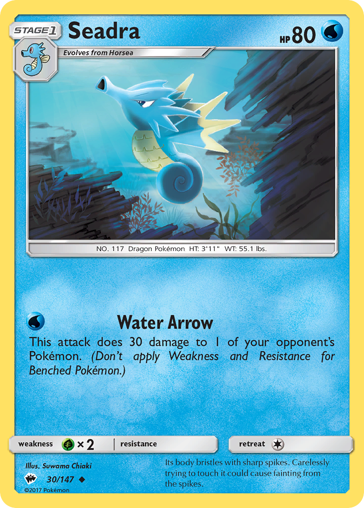 Seadra (30/147) [Sun & Moon: Burning Shadows] | Odin's Place