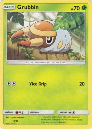 Grubbin (16/30) [Sun & Moon: Trainer Kit - Alolan Raichu] | Odin's Place