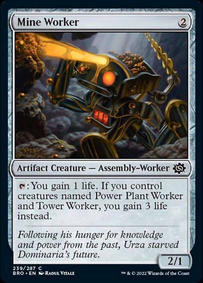 Mine Worker [The Brothers' War] | Odin's Place