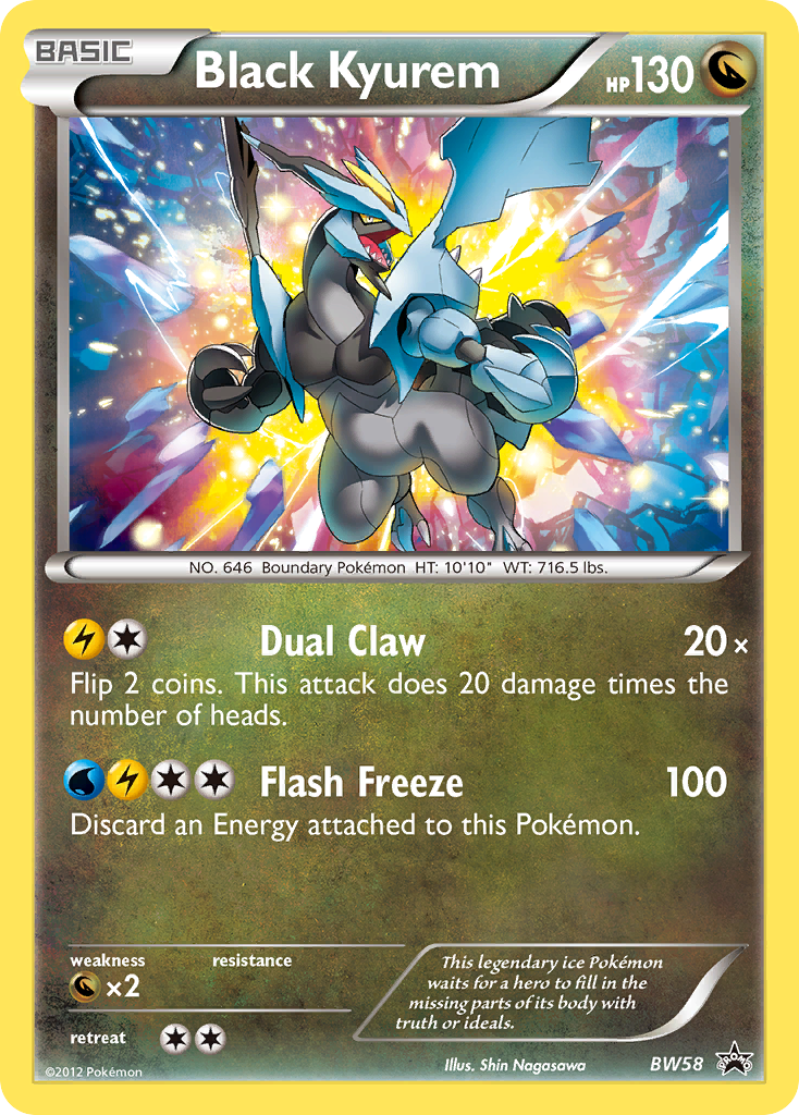 Black Kyurem (BW58) [Black & White: Black Star Promos] | Odin's Place