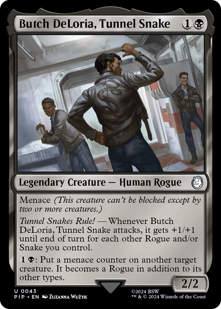 Butch DeLoria, Tunnel Snake [Fallout] | Odin's Place