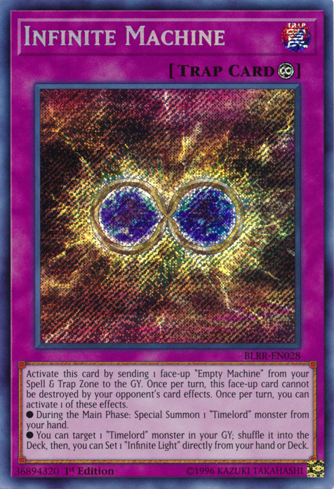Infinite Machine [BLRR-EN028] Secret Rare | Odin's Place
