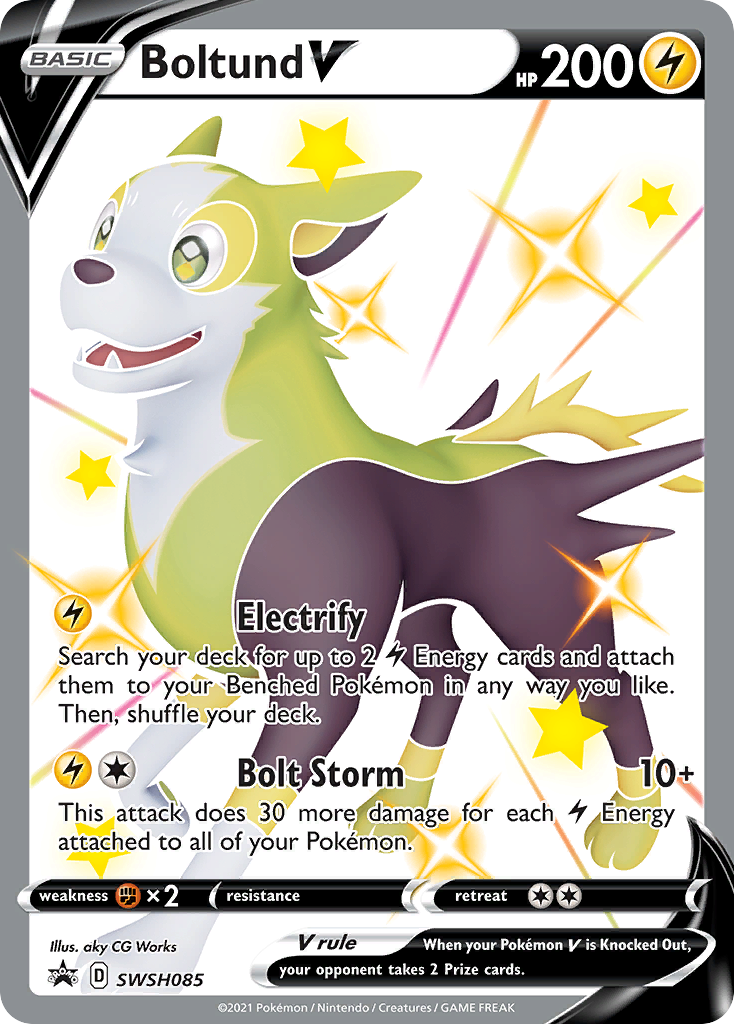 Boltund V (SWSH085) (Jumbo Card) [Sword & Shield: Black Star Promos] | Odin's Place
