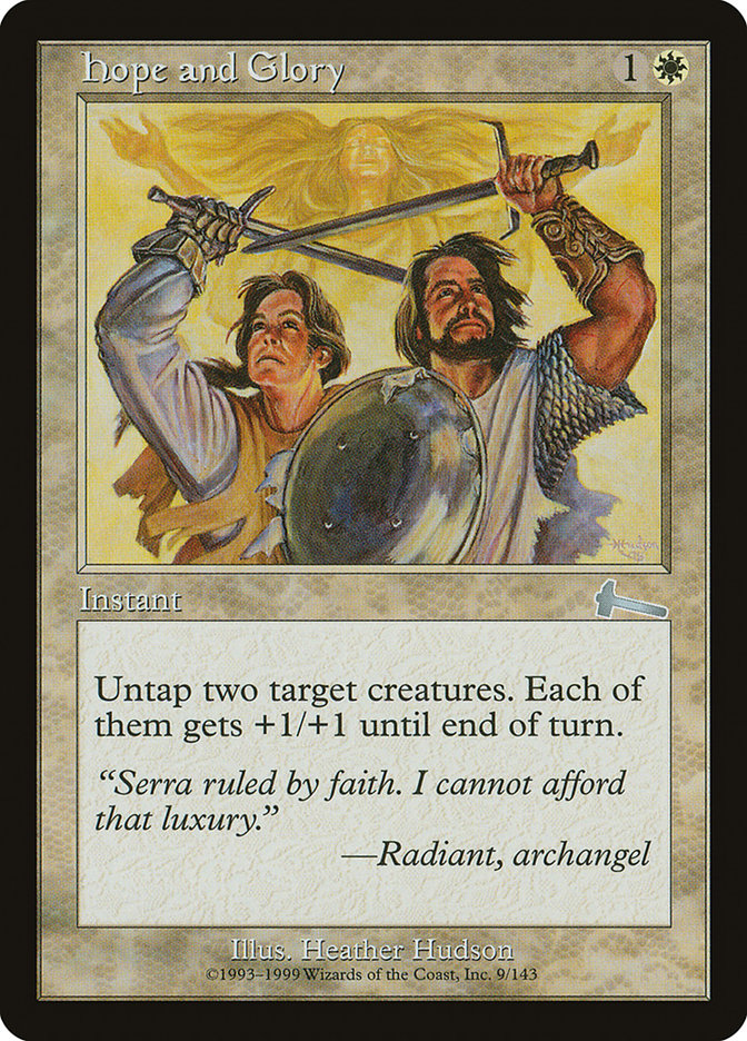 Hope and Glory (9) [Urza's Legacy] | Odin's Place