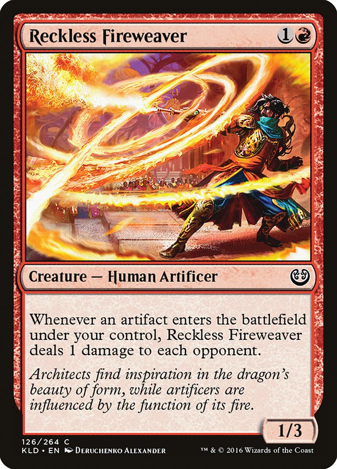 Reckless Fireweaver (126) [Kaladesh] | Odin's Place