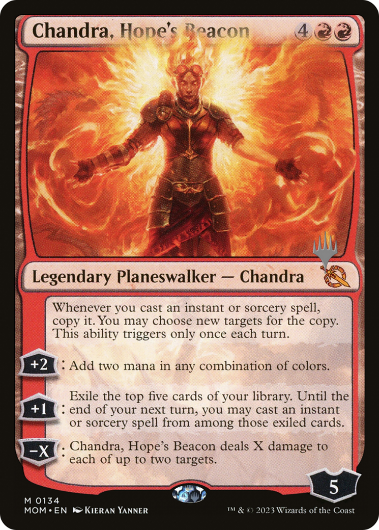 Chandra, Hope's Beacon (Promo Pack) [March of the Machine Promos] | Odin's Place