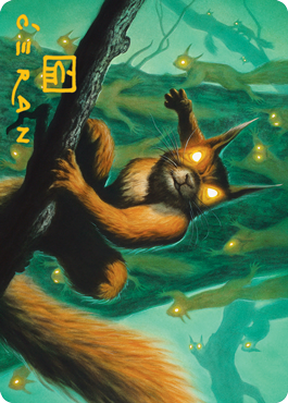 Chatterstorm Art Card (Gold-Stamped Signature) [Modern Horizons 2 Art Series] | Odin's Place