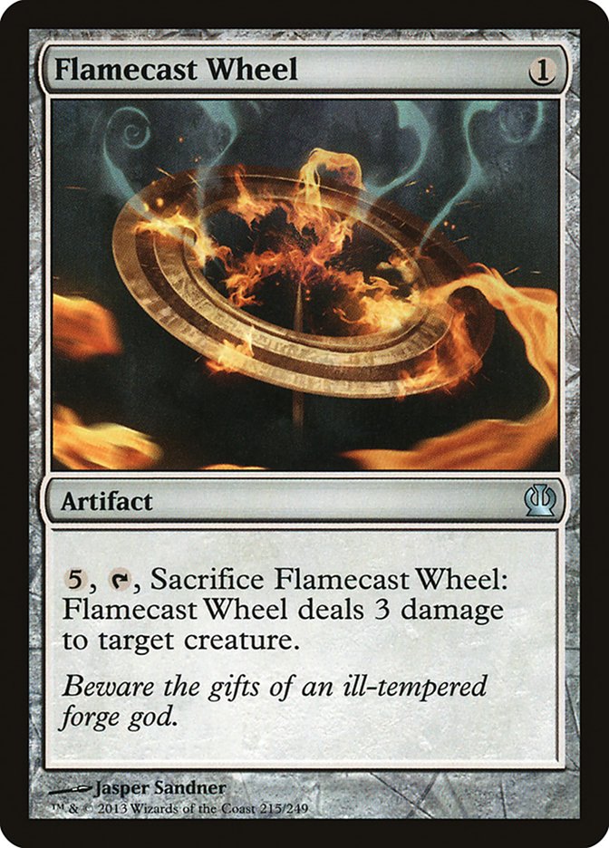 Flamecast Wheel (215) [Theros] | Odin's Place
