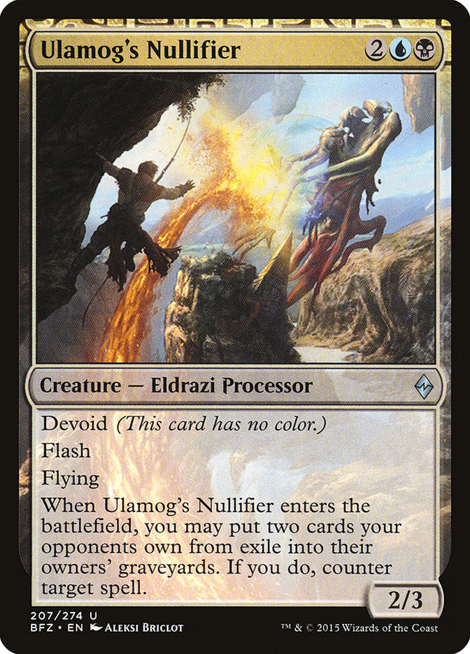 Ulamog's Nullifier (207) [Battle for Zendikar] | Odin's Place