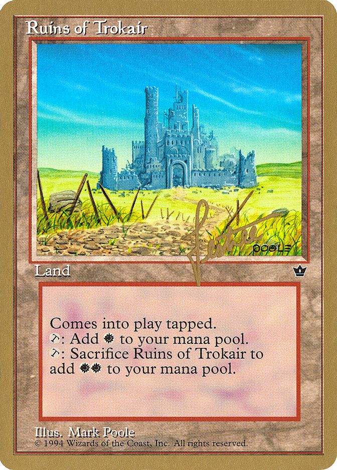 Ruins of Trokair (Bertrand Lestree) [Pro Tour Collector Set] | Odin's Place