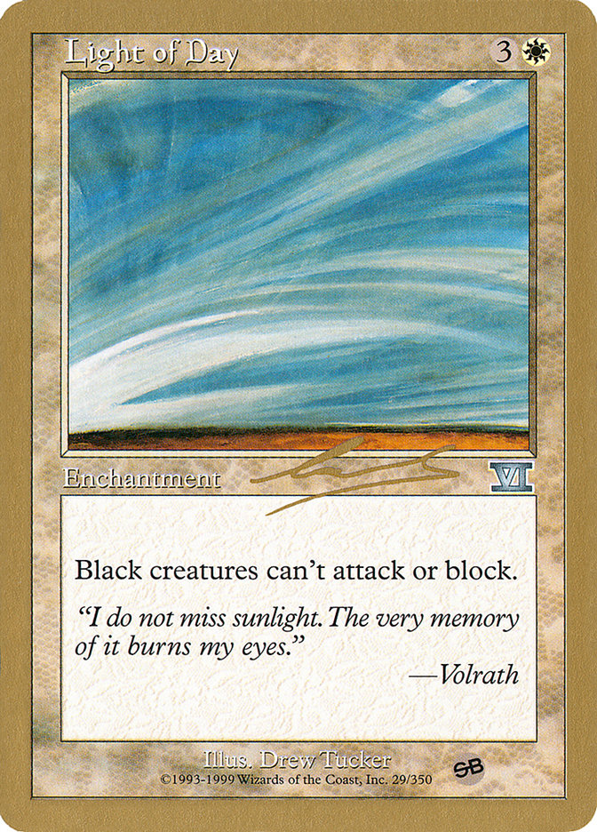 Light of Day (Nicolas Labarre) (SB) [World Championship Decks 2000] | Odin's Place