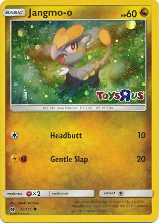 Jangmo o (75/111) (Toys R Us Promo) [Sun & Moon: Crimson Invasion] | Odin's Place
