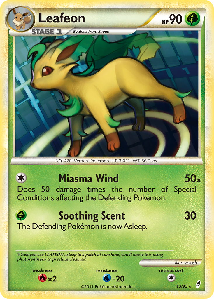 Leafeon (13/95) [HeartGold & SoulSilver: Call of Legends] | Odin's Place