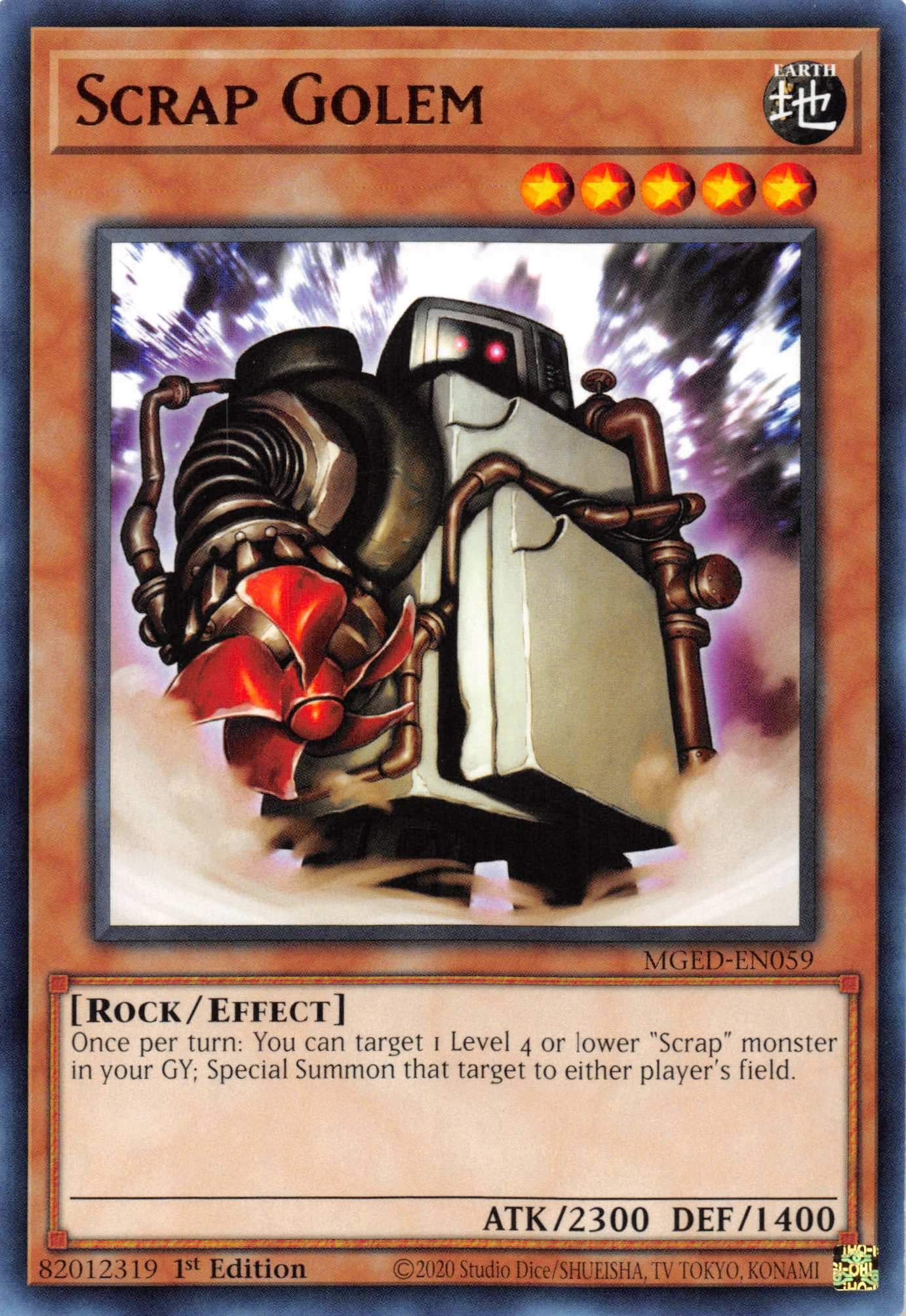 Scrap Golem [MGED-EN059] Rare | Odin's Place