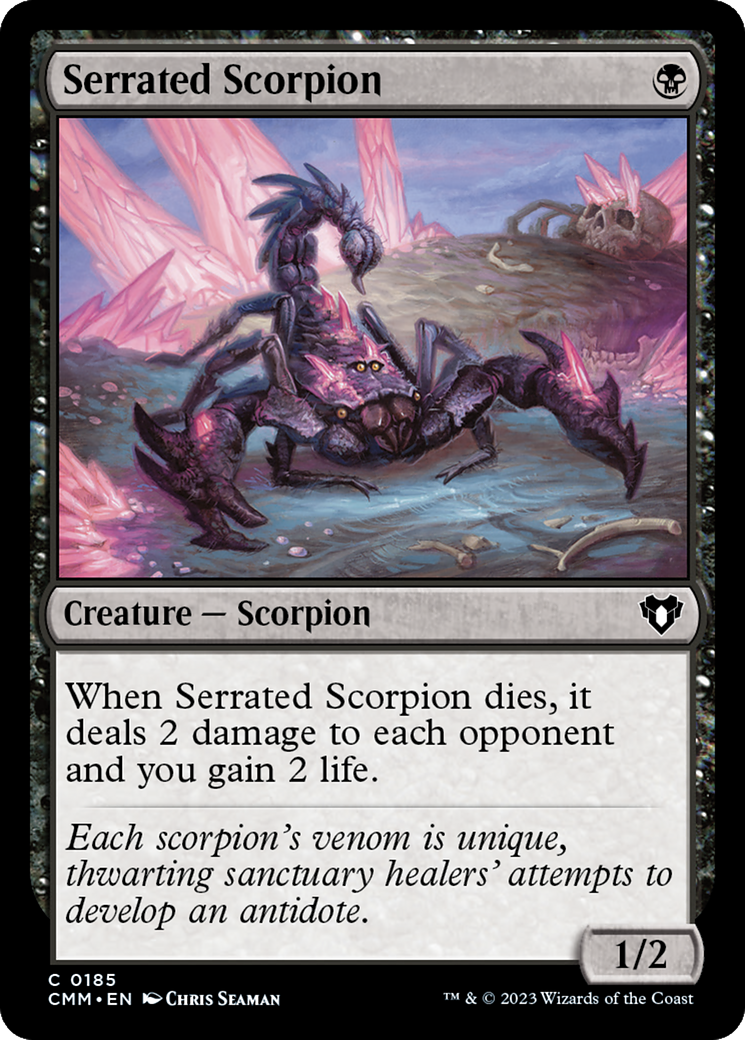 Serrated Scorpion [Commander Masters] | Odin's Place