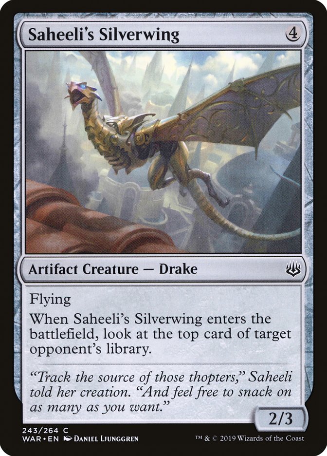 Saheeli's Silverwing (243) [War of the Spark] | Odin's Place