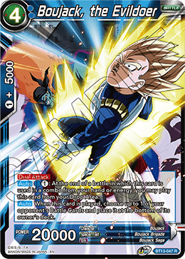 Boujack, the Evildoer (Rare) (BT13-047) [Supreme Rivalry] | Odin's Place