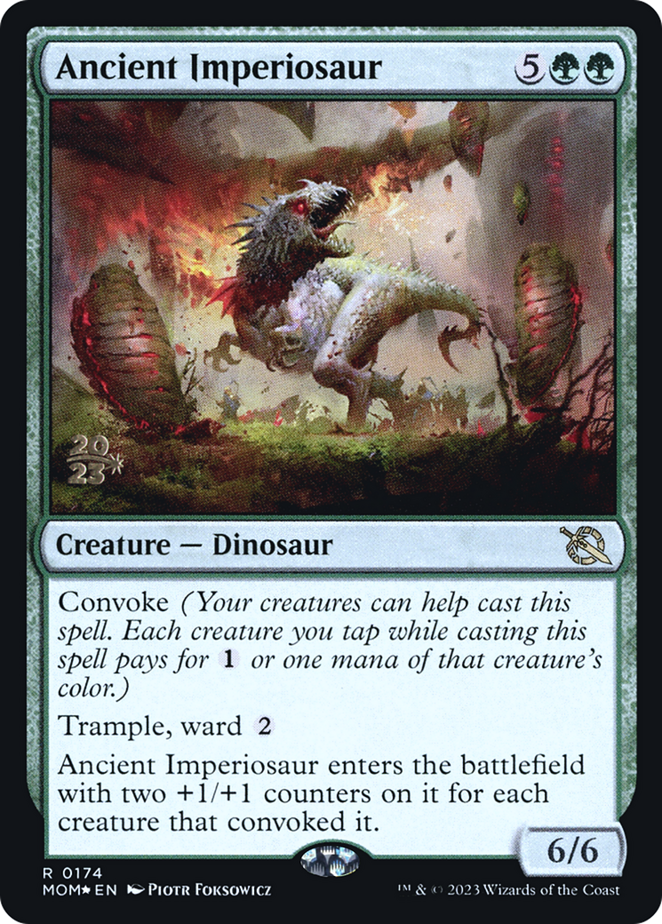 Ancient Imperiosaur [March of the Machine Prerelease Promos] | Odin's Place