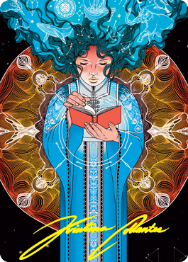 Memory Lapse Art Card (Gold-Stamped Signature) [Strixhaven: School of Mages Art Series] | Odin's Place