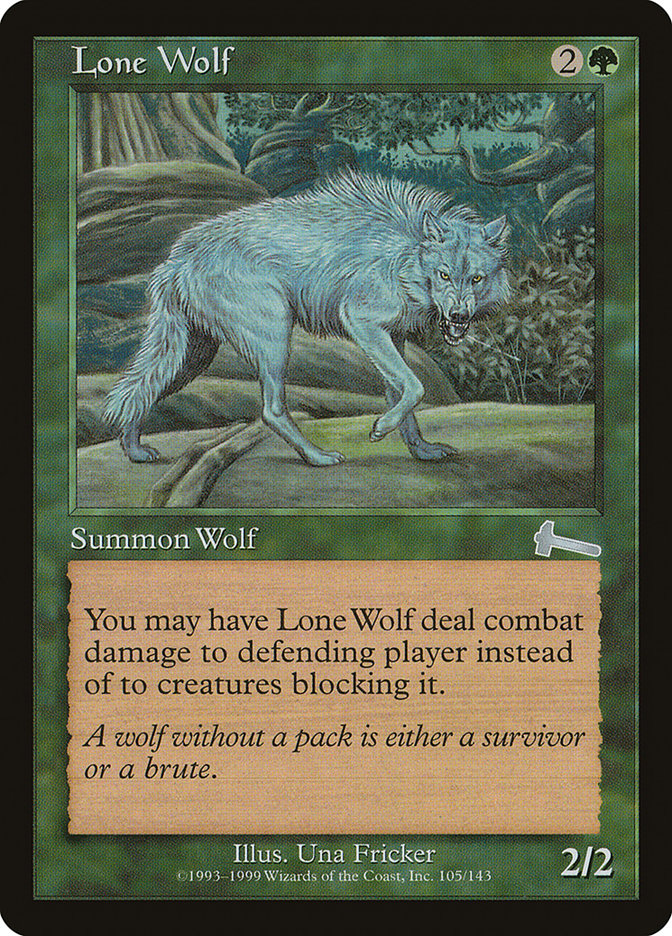 Lone Wolf (105) [Urza's Legacy] | Odin's Place